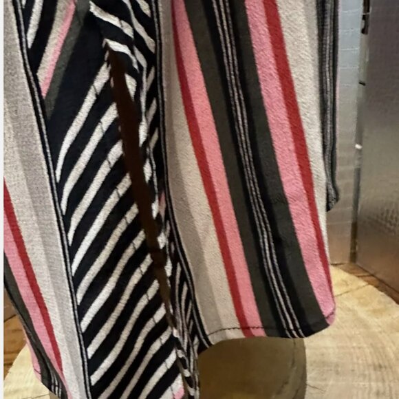 Almost Famous Broadway Costume Piece-Vintage Chevron Stripe Dress Size Small - Picture 7 of 9